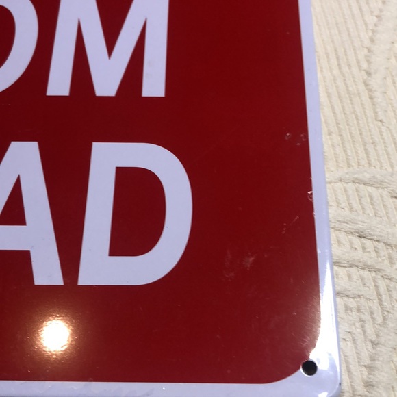 Red Danger Sign - Picture 5 of 7